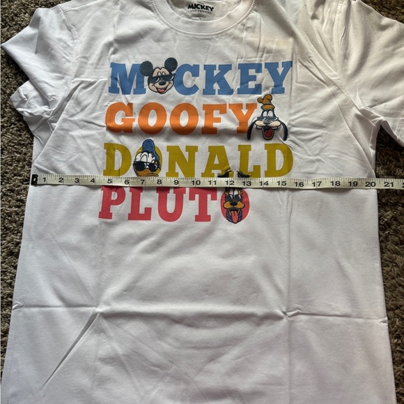 Adult's Disney White Tee with Mickey & Friends Graphic - Picture 5 of 8
